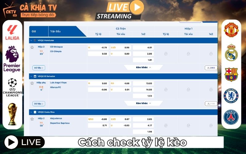 Huong dan xem ty le keo tai Ca Khia TV trong 3 not nhac