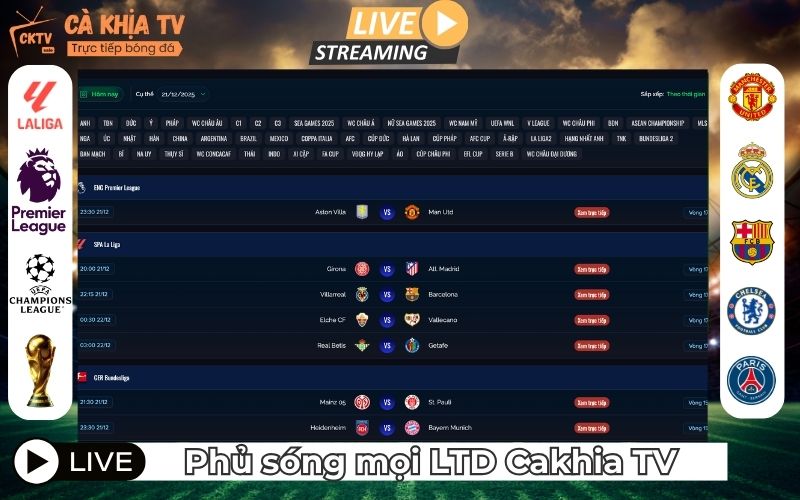 Phủ sóng từ Ngoại hạng Anh đến sân cỏ nội